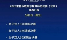 澳门威尼斯APP:全红婵2025北京跳水世界杯总决赛赛程时间 女子10米跳台比赛时间